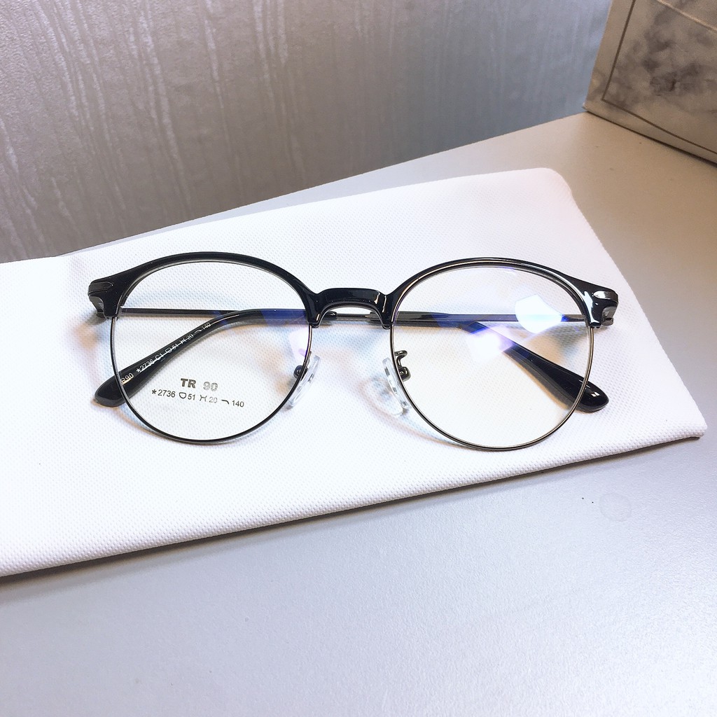 [Mã SKAMCLU7 giảm 10% cho đơn từ 0Đ] Gọng kính tròn 2736 nhận cắt cận viễn loạn | BigBuy360 - bigbuy360.vn
