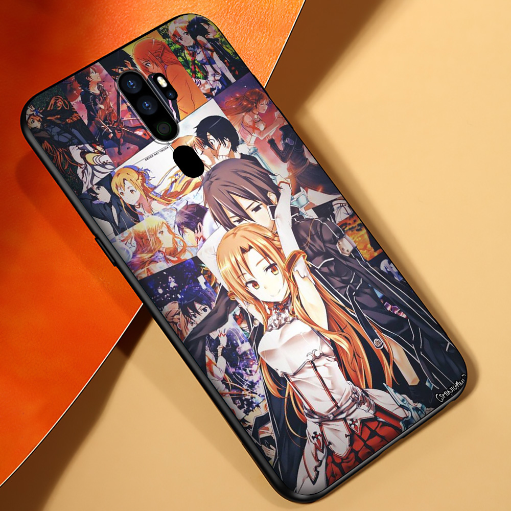 Ốp Điện Thoại Silicon Mềm Hình Anime Sword Art Online 2 Cho Realme 2 3 5 5i 5s 6 C2 C3 6i Q Pro Va8