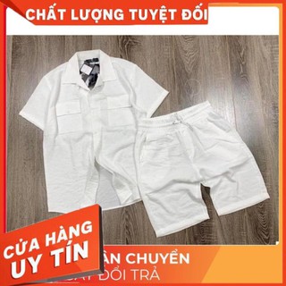 Bộ đũi nam cổ bẻ - cổ tàu   A1