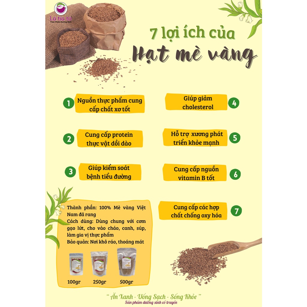 BƠ MÈ VÀNG NGUYÊN CHẤT 220gr - LÁ TÍA TÔ