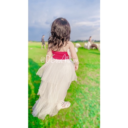 Set áo hoa kèm chân váy tutu siêu xinh cho bé yêu