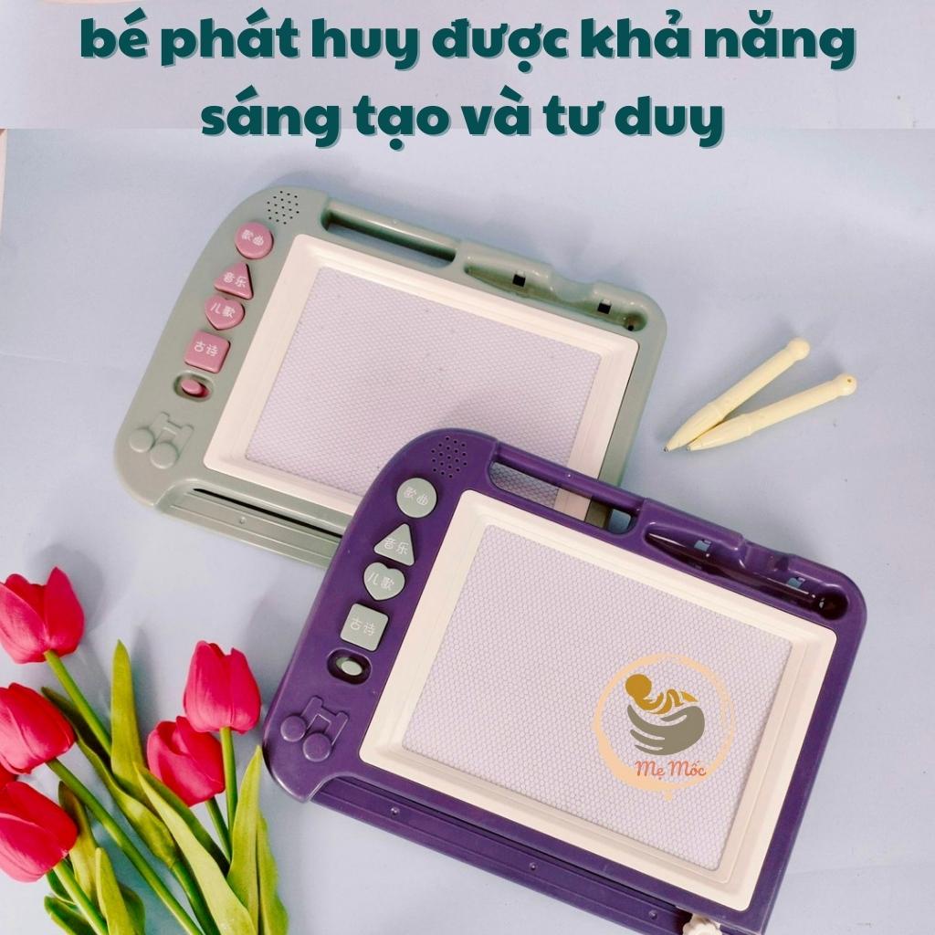 Bảng Vẽ Tự Xóa Từ Tính Có Nhạc Cho Bé Học Vẽ Tập Viết, Đồ Chơi Giáo Dục Sớm Shop Mẹ Mốc