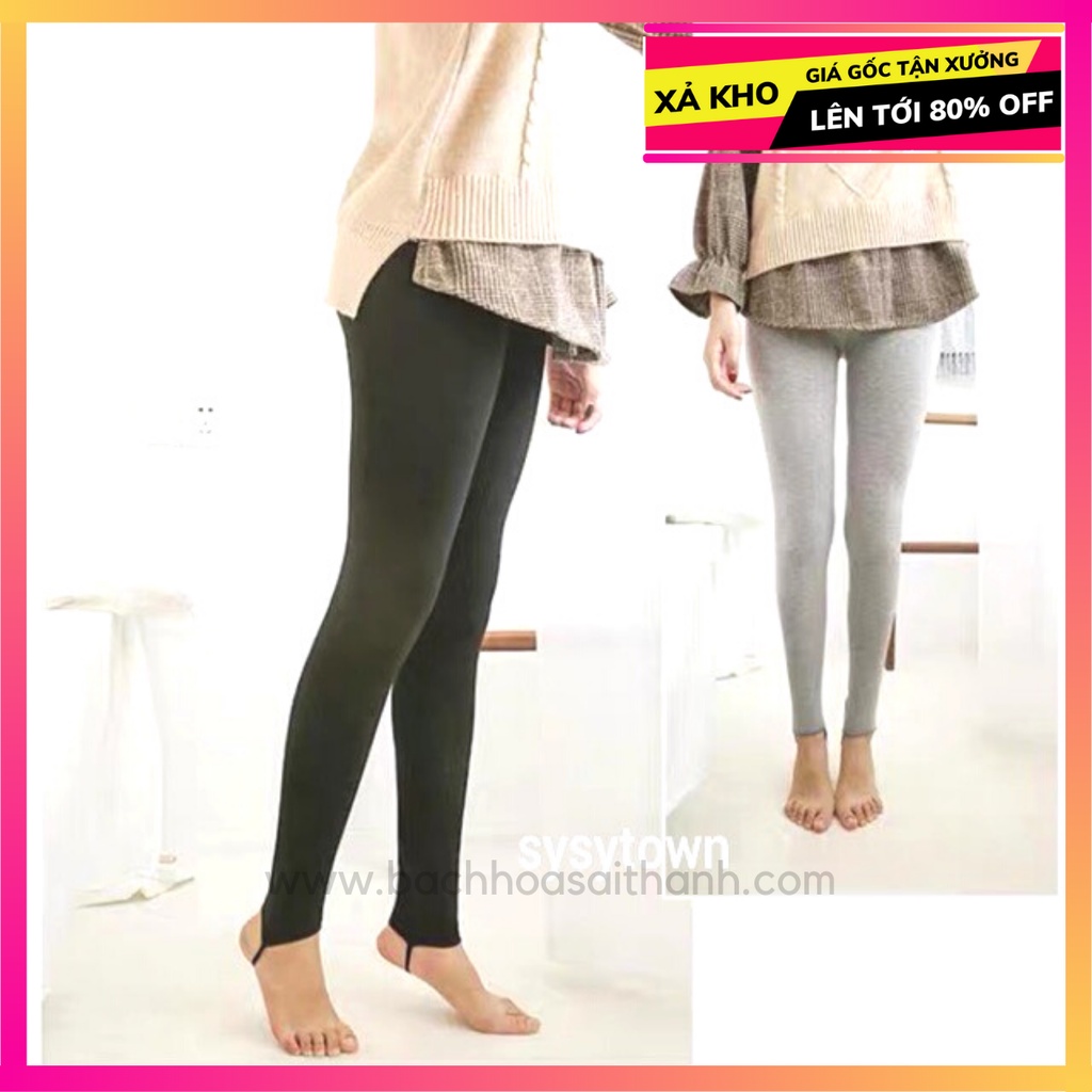 QUẦN LEGGING | HỞ CỔ CHÂN | CHẤT THUN XỊN | CO GIÃN | TẬP THỂ DỤC | CHO NỮ (FREESIZE)