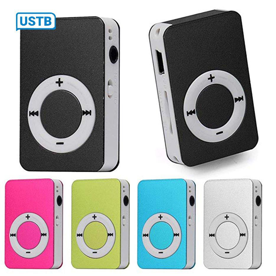 Máy nghe nhạc MP3 cao cấp có kẹp kim loại hỗ trợ thẻ nhớ Micro SD TF  / usb 2.0