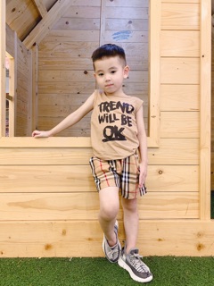 Bộ sát nách bé trai
