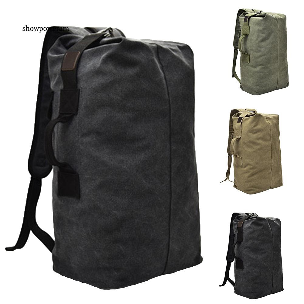 Balo canvas ngăn rộng du lịch thể thao cho nam