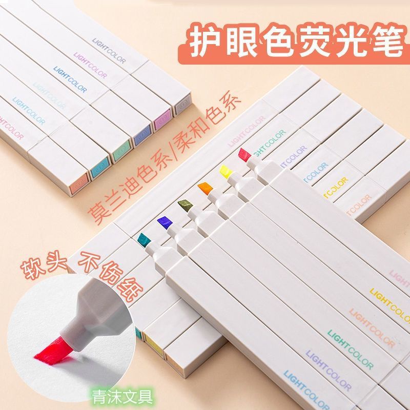 Bút highlight pastel 2 đầu, bút đánh dấu bút nhớ Light Color trang trí sổ bullet journal ( Lẻ 1 bút)