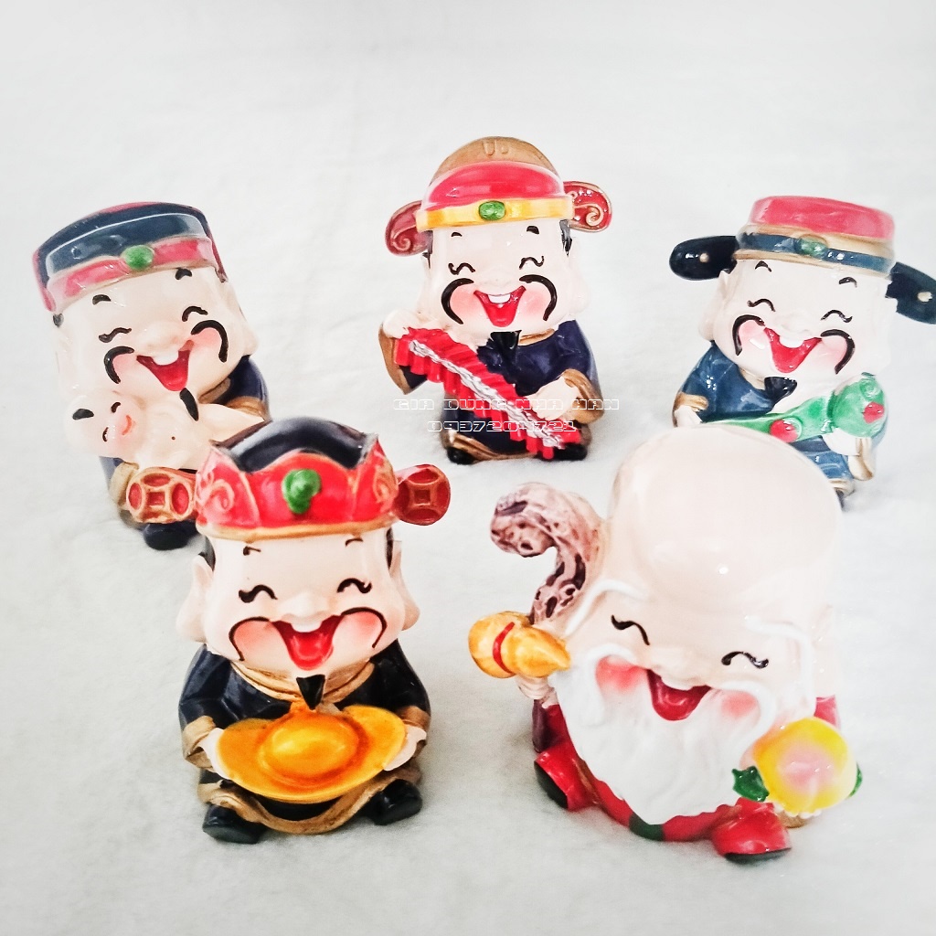 Tượng phúc lộc thọ, Tượng thần tài 5 ông NCDS185