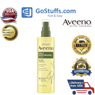 [Hàng Mỹ] Dầu xịt dưỡng ẩm toàn thân Aveeno Daily Moisturizing Oil Mist 200ml