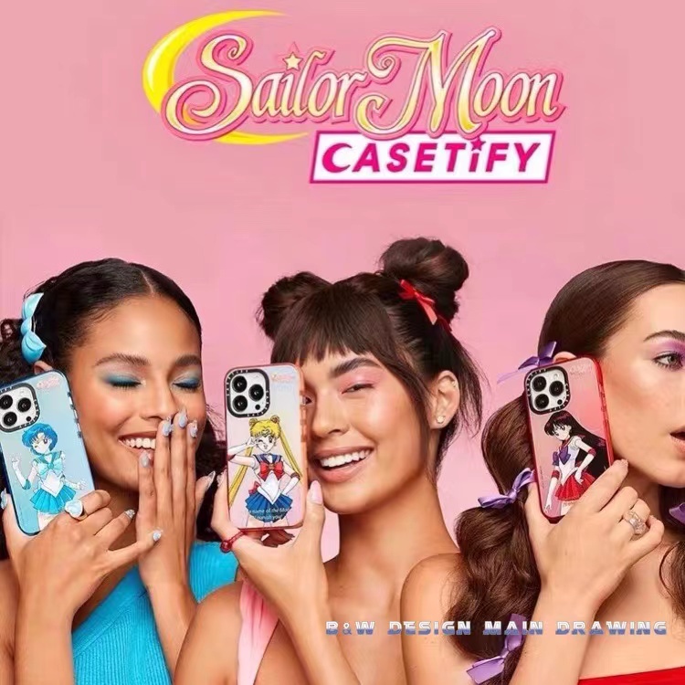 Ốp Điện Thoại Mềm Trong Suốt Chống Sốc In Hình Hoạt Hình Sailor Moon Cho iPhone 13 12 11 Pro MAX IX XS MAX XR 6 6s 7 8 Plus