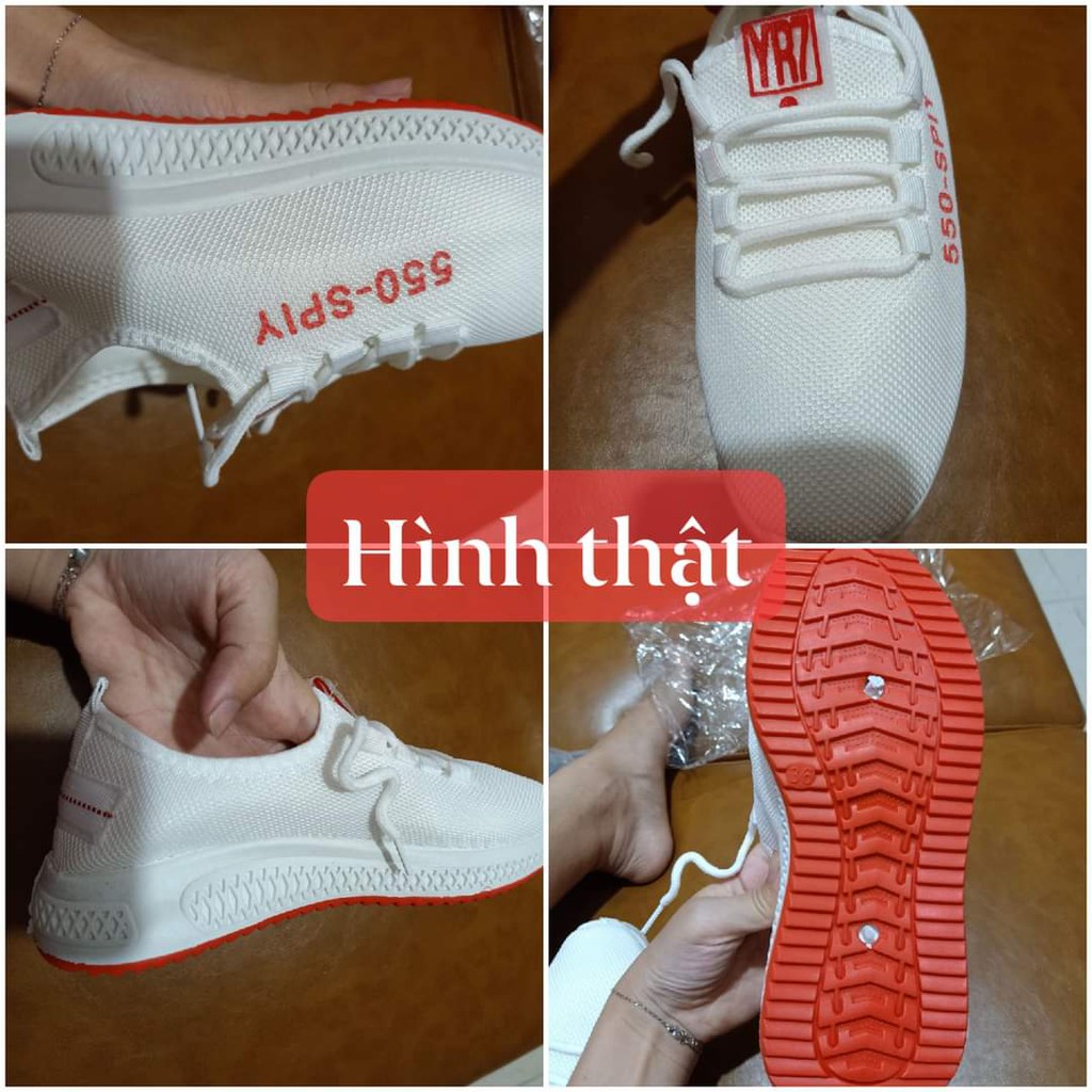 Giầy SNEAKER, Giày thể thao nữ 550 SPIY [KHÔNG THÚI CHÂN] đi học, đi chơi, tập thể dục