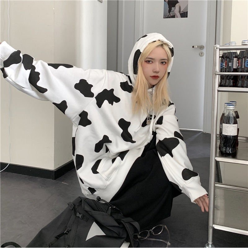 ÁO HOODIE BÒ SỮA HAI MÀU SIÊU ĐẸP KÈM ẢNH THẬT