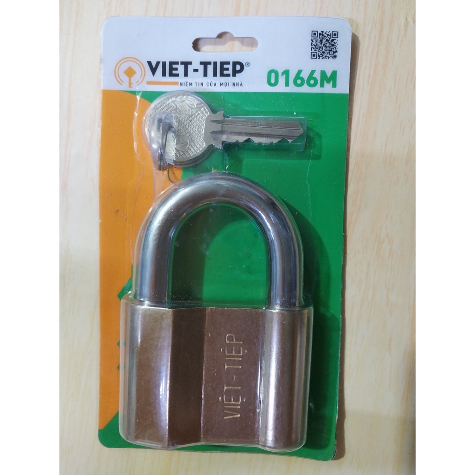 (MẪU NEW) KHÓA TREO ĐỒNG VIỆT TIỆP 0163M (CÓ MÃ QR)
