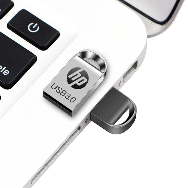 Ổ Đĩa Flash HP Mini USB Bằng Kim Loại 256GB 128GB 32GB 64GB 16GB