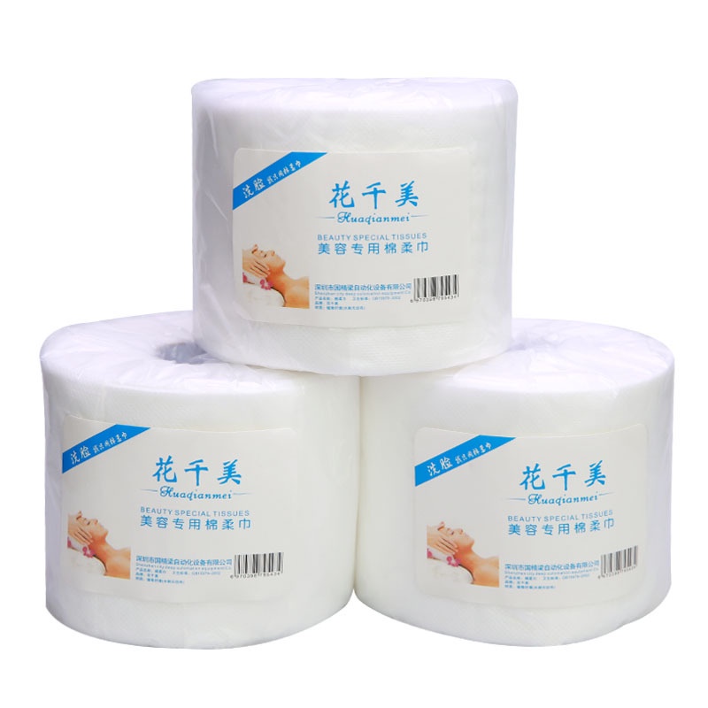Giấy cuộn rửa mặt dùng cho spa, thẩm mỹ viện