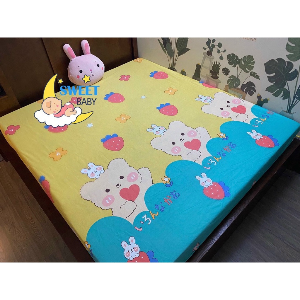 [Mã LIFEMALL2505 giảm 10% đơn 250K] Ga chống thấm cotton 100% LIDACO nằm trực tiếp chống thấm tuyệt đối, mặt vải mềm mát | BigBuy360 - bigbuy360.vn