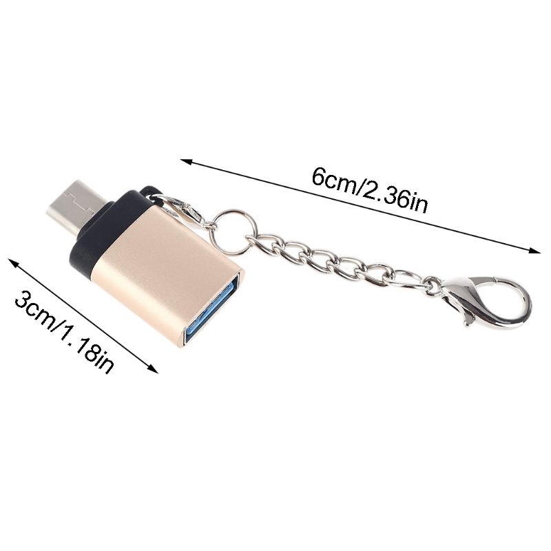 Đầu chuyển đổi OTG type C sang USB 3.0 cho điện thoại thông minh/máy tính bảng