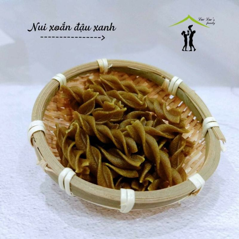 6 loại nui đậu hạt hữu cơ cho bé ăn dặm từ 7 tháng tuổi, gói lẻ 50gr