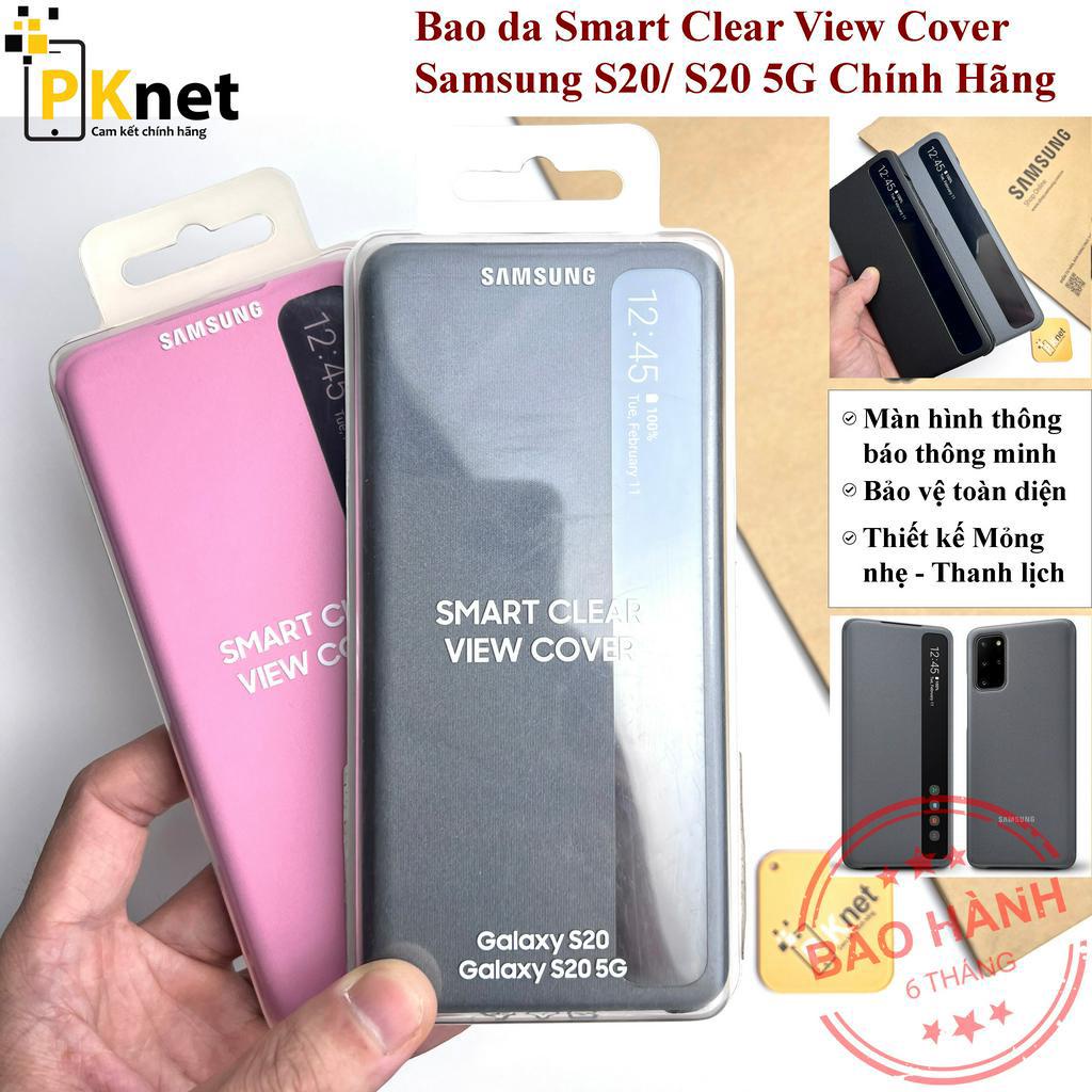 Bao da Clear View Samsung S20/ S20 5G  Chính Hãng, Bảo hành 6 tháng lỗi 1 đổi 1