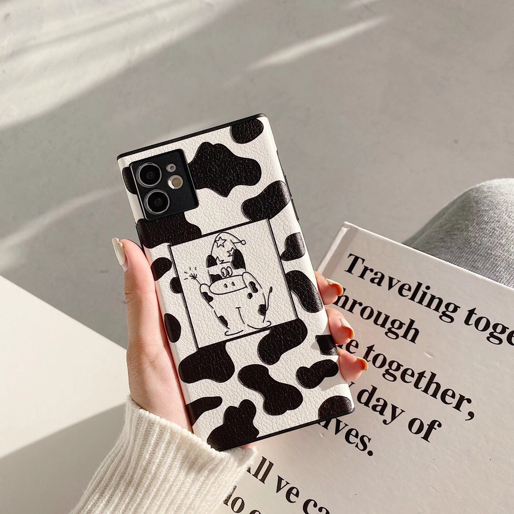 Hợp iphone case 12/12mini/12pro/12pro max/11/11pro/11pro max/xs max/xr/xs/x/8/7/8plus/7plus Cute cow  Vỏ não Vỏ bảo vệ | BigBuy360 - bigbuy360.vn
