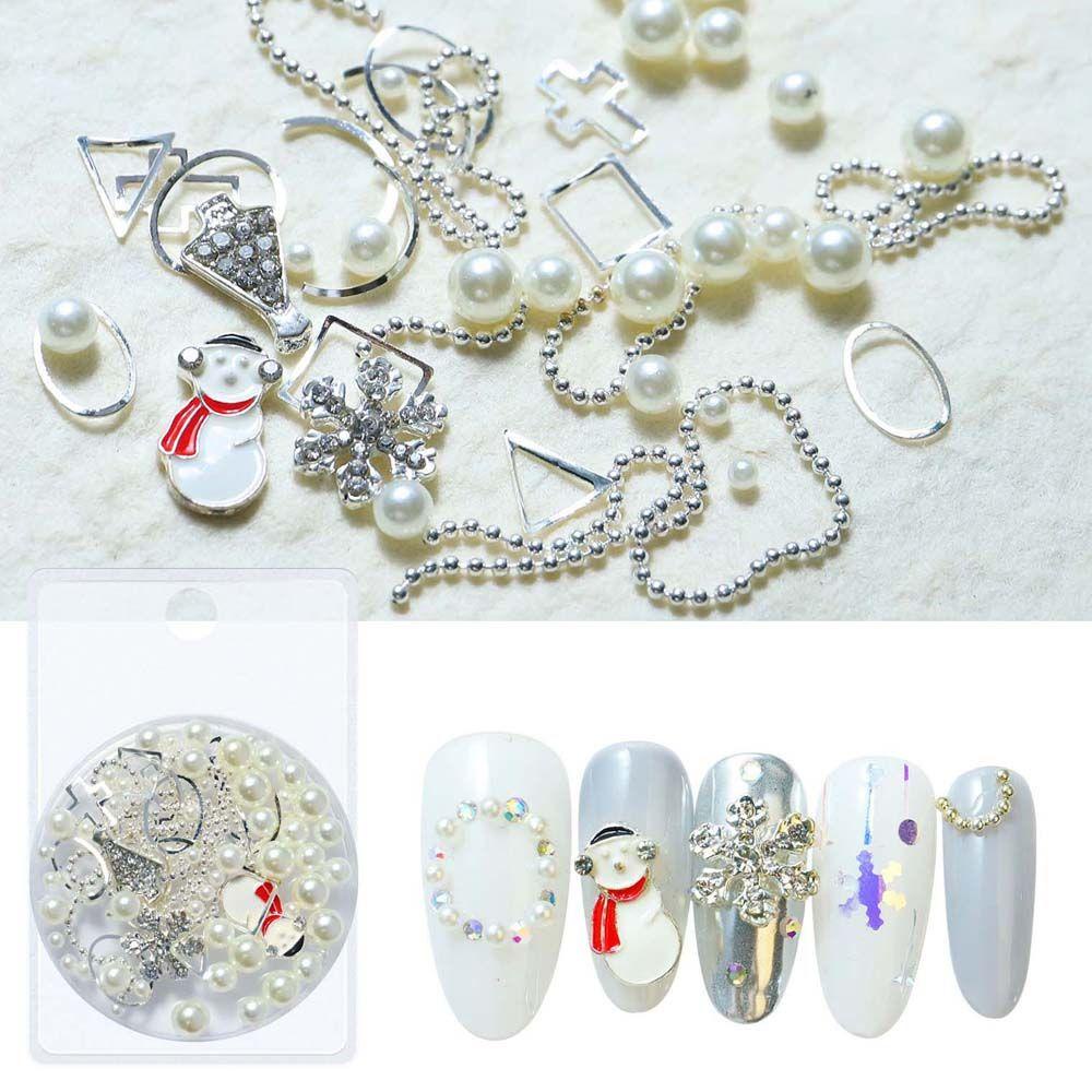 Phụ Kiện Trang Trí Móng Tay Họa Tiết Giáng Sinh Độc Đáo