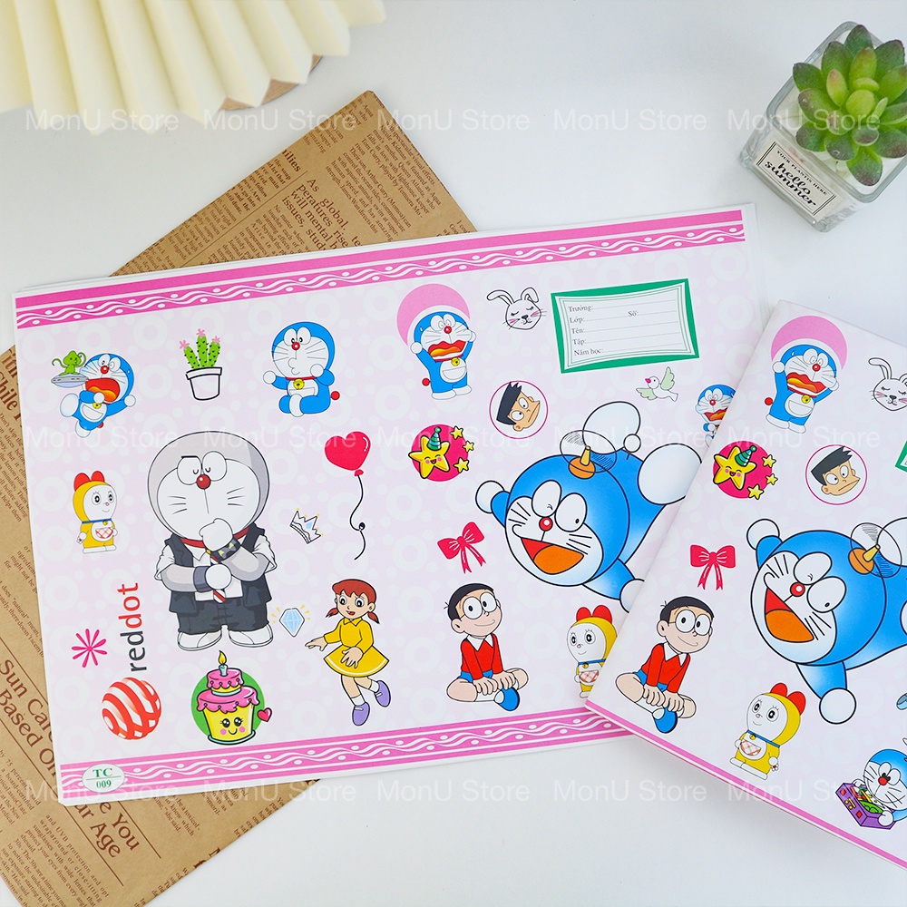 SET 10 giấy bao tập DORAEMON DOREMON dễ thương cute MON0324