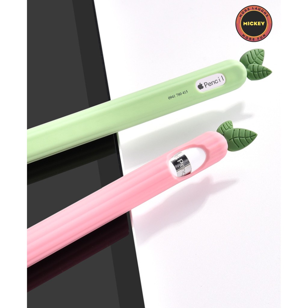 Ốp silicon bảo vệ bút cảm ứng Apple pencil 1 & 2 nhiều màu đa dạng
