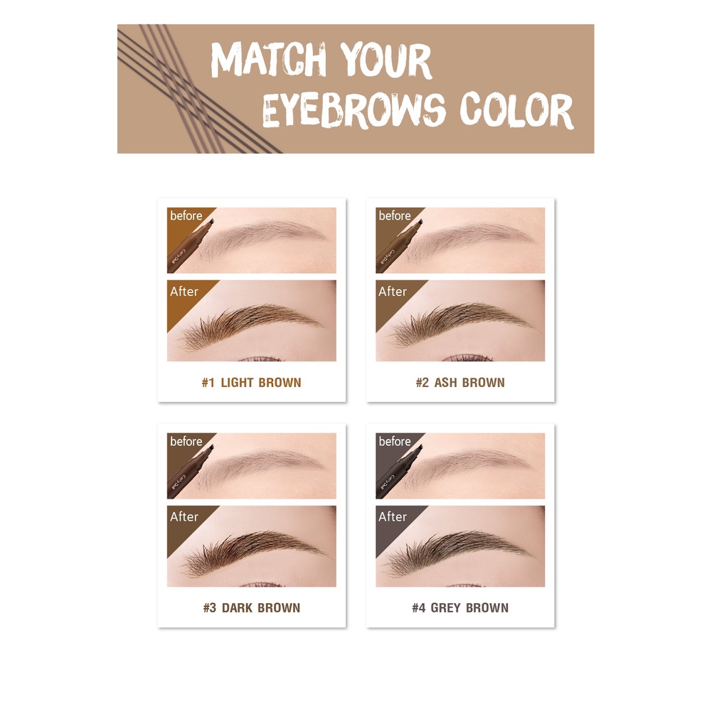 Bút Xăm Chân Mày 4D Cathy Doll Real Brow 4D Tint 2g