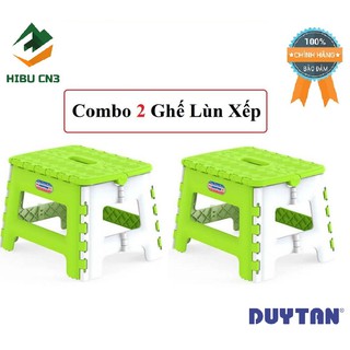 Combo 2 Ghế Nhựa Lùn Xếp Duy Tân No.944 Với Thiết kế ghế cứng cáp, vững chắc và an toàn (GIAO MÀU NGẪU NHIÊN)