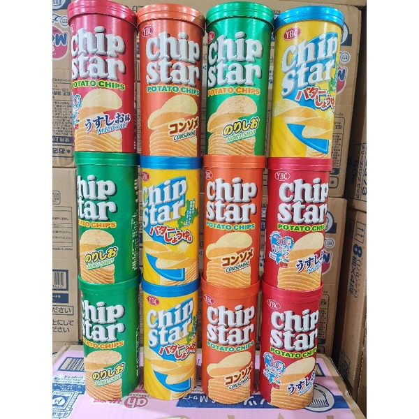 Snack khoai tây Chip star Nhật
