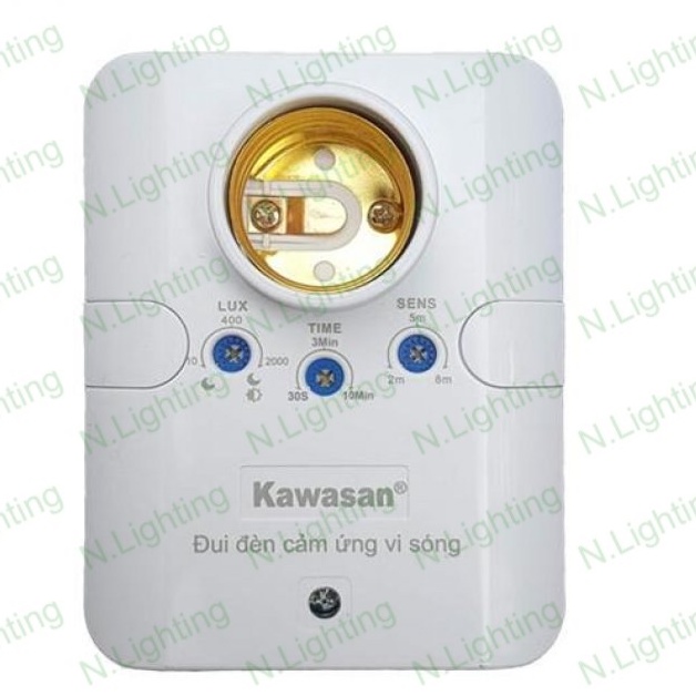 {Giá tốt - Chất lượng} Đui đèn cảm ứng vi sóng chính hãng Kawa RS686B