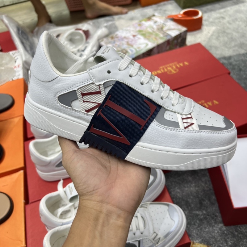 Giầy sneaker VLTN vạt sườn có hộp - Giầy nam kèm hộp cao cấp