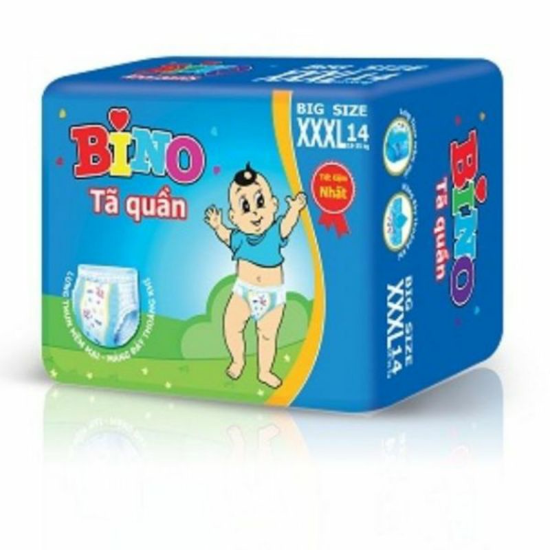 Tã quần BINO SUMO XXXl 14 miếng (18-35kg)