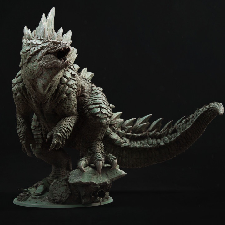 Mô Hình Godzilla Bằng Chất Liệu Nhựa Resin - Cao 9-18 cm