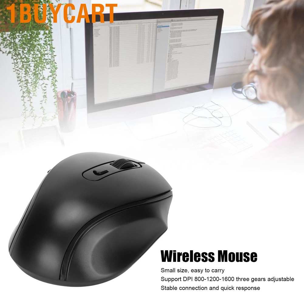 Chuột không dây thông minh 2.4g với đầu nhận usb cho máy tính bàn