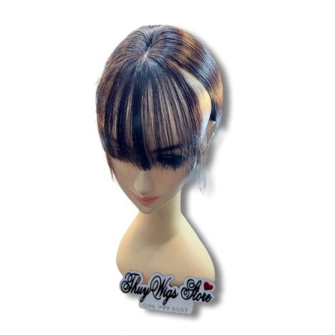 Mái thưa tóc thật  da đầu 3D - có rãnh da đầu phủ hói, phủ bạc ❤️