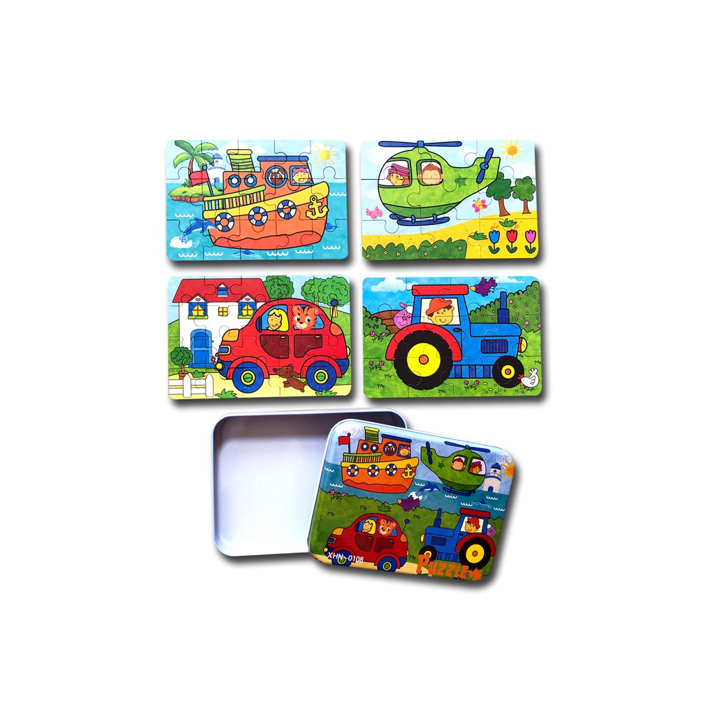 Đồ chơi cho bé từ 3 tuổi - Puzzle - Máy bay