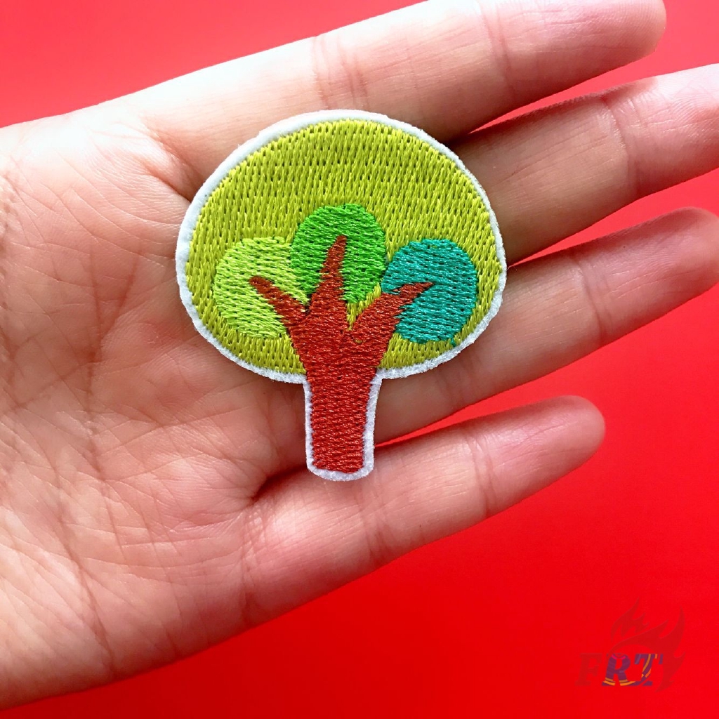 Miếng vải họa tiết hoa ủi trang trí quần áo DIY