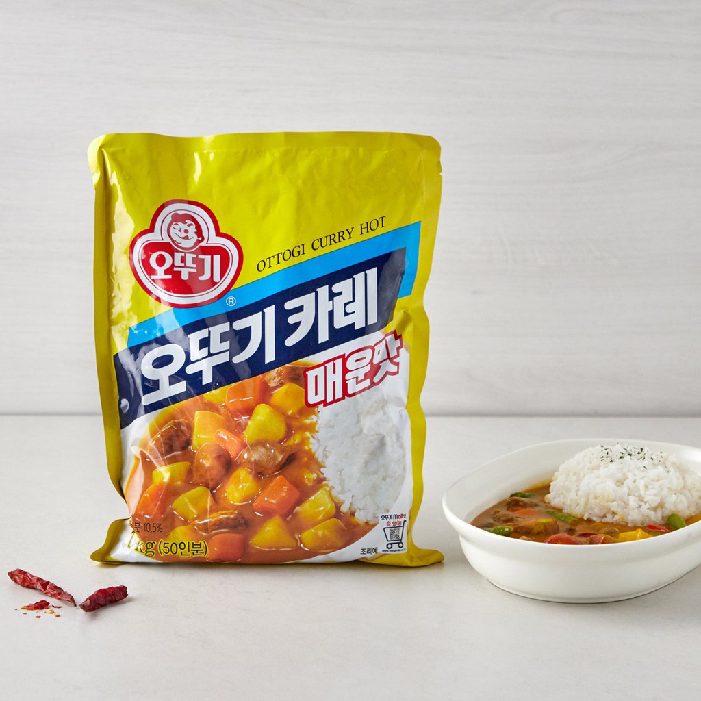 Bột Cà Ri Hơi Cay Ottogi Hàn Quốc 100g