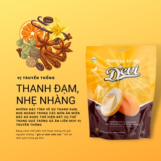 Trứng gà ăn liền Devi vị thường túi 05 quả