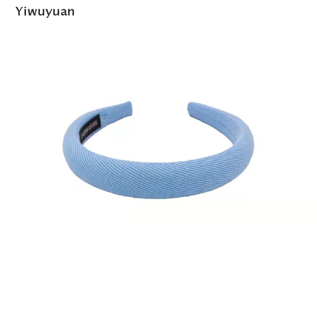 &lt; Yiwuyuan &gt; Băng Đô Cài Tóc Bản Rộng Bằng Nhung Dày Dặn Dành Cho Nữ