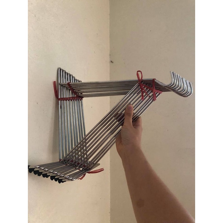 Móc gắn tường treo lồng chim chất liệu inox dày siêu bền
