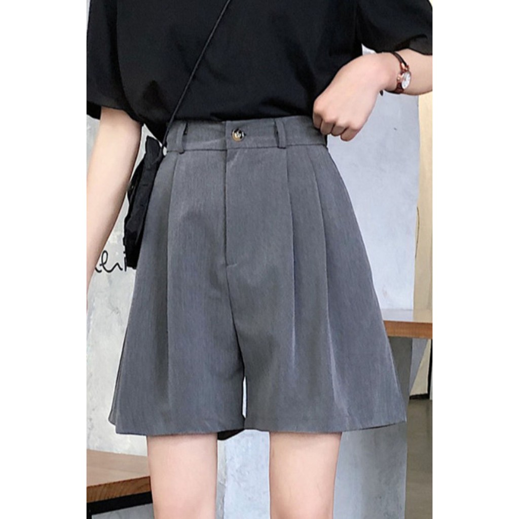 Quần ngố ulzzang/ quần lửng cạp cao quảng châu | BigBuy360 - bigbuy360.vn