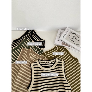 Tanktop len kẻ ngang (2083) (ảnh tự chụp)
