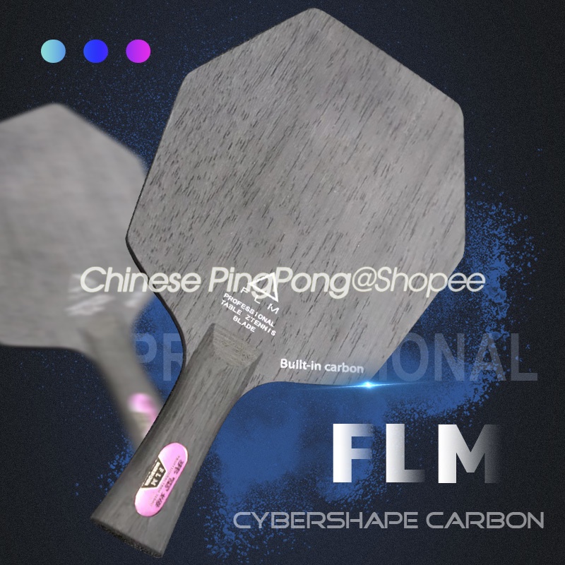Vợt Đánh Bóng Bàn Bằng CARBON Hình Lục Giác (Không Cao Su)