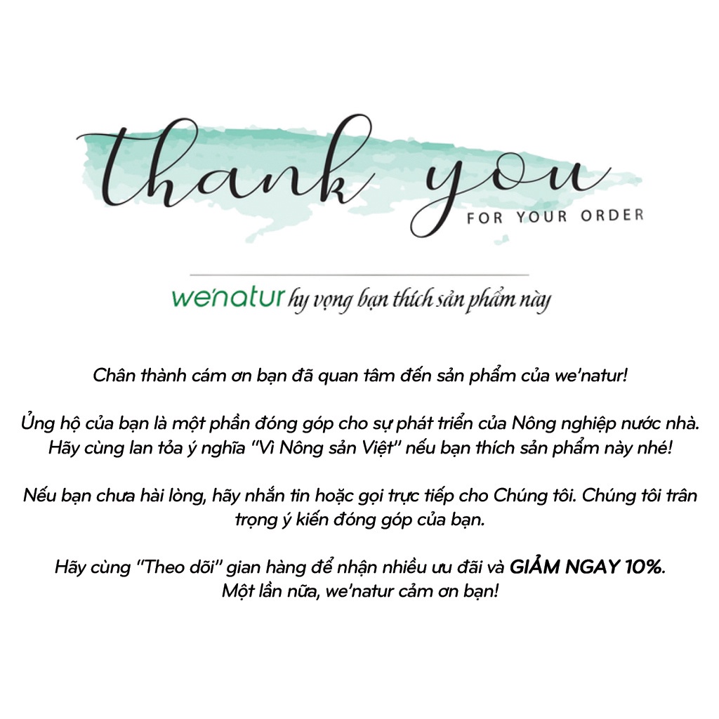 Combo 2 Gói Xoài Sấy Dẻo We'natur 100g