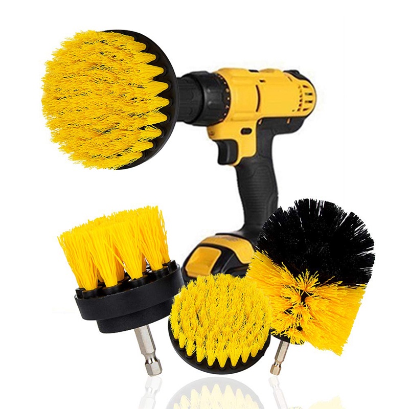 Set 3 Đầu Cọ Vệ Sinh Nhà Tắm Gắn Máy Khoan Tiện Dụng