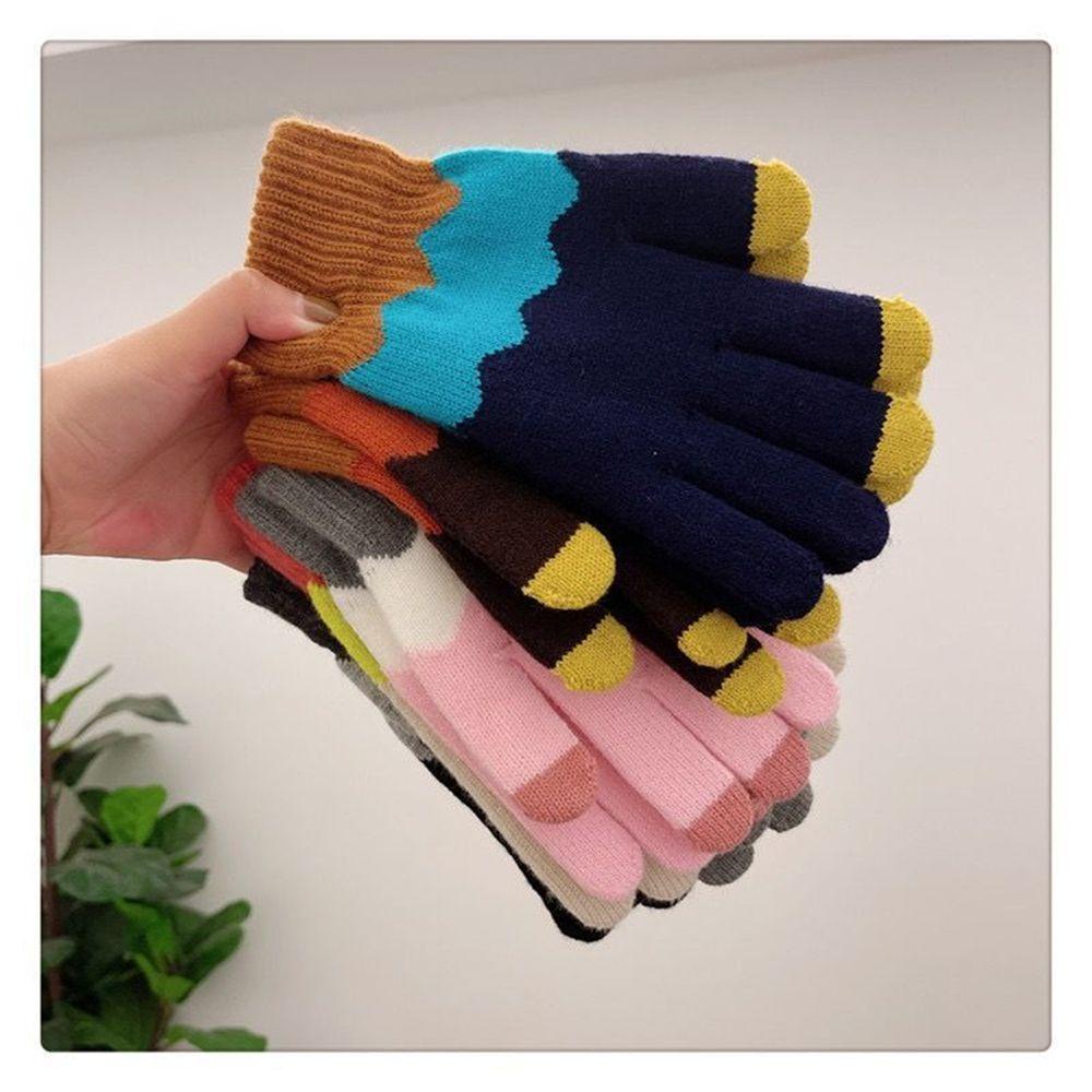 Găng Tay Cotton Dệt Kim Giữ Ấm Mùa Đông