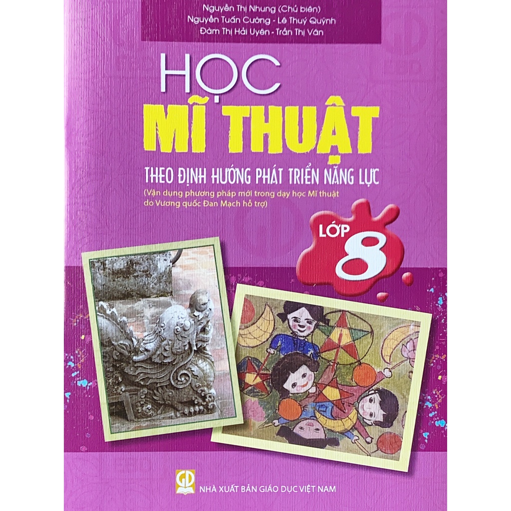 Sách - Học Mĩ thuật lớp 8 (Theo định hướng phát triển năng lực)