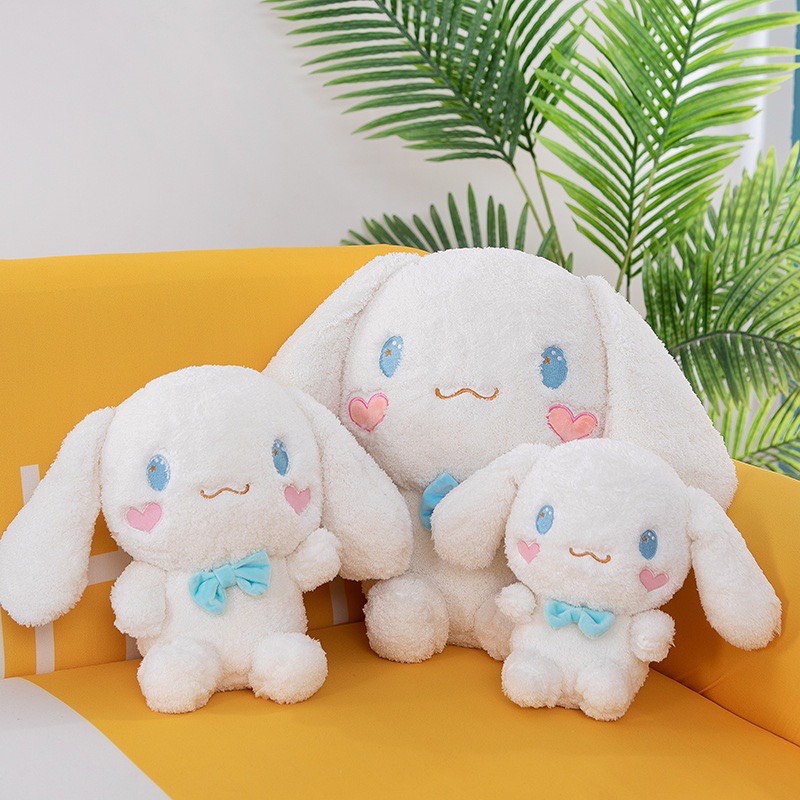 Thỏ nhồi bông tai dài dễ thương - Thỏ nhồi bông tai dài kích cỡ 25cm